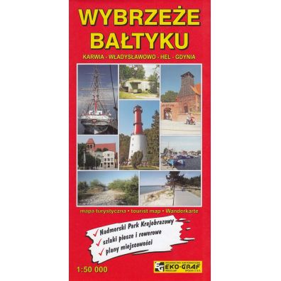 Wybrzeże Bałtyku Karwia, Władysławowo.. 1:50 000