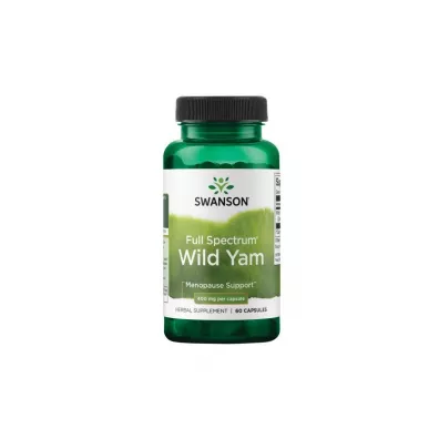 Swanson Full Spectrum Wild Yam 400 mg Suplement diety 60 kaps.