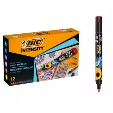 Bic Markery akrylowe Intensity Classic Paint mix 12 szt.