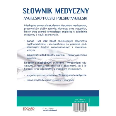 S�ownik medyczny Angielsko-polski polsko-angielski
