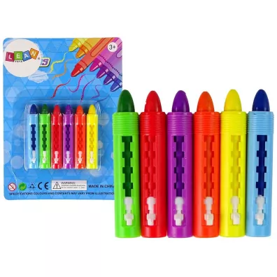 LeanToys Kredki pastelowe 6 szt.