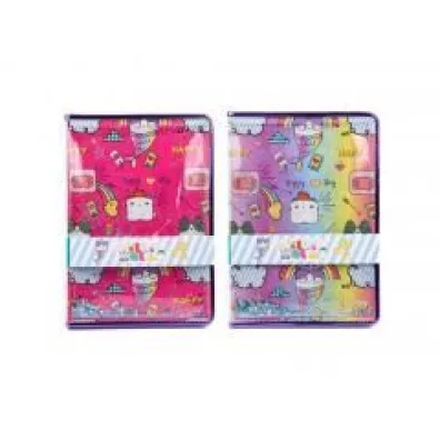 Create It!-Canenco Notes brokatowy Happy mix CUBIE SQUAD