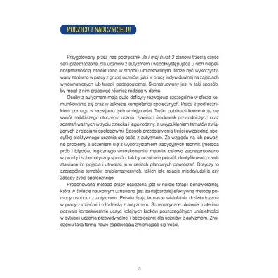 Ja i m�j �wiat 3. Lekcje dla uczni�w z autyzmem i specjalnymi potrzebami edukacyjnymi. Podr�cznik. Cz�� 2. Wydanie rozszerzone