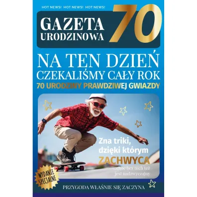 Armin Style KARNET URODZINY 70 130X210 Z KOP AS AS-52 FOL