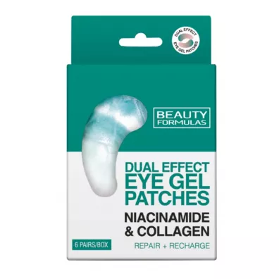 Beauty Formulas �elowe p�atki pod oczy Niacynamid & Kolagen 6 szt.