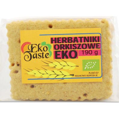 Eko Taste Herbatniki wegańskie orkiszowe 190 g Bio
