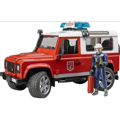 Land Rover Defender Stra Poarna z figurk (02802) 02596 BRUDER