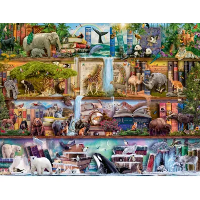 Puzzle 2000 el. �wiat zwierz�t Ravensburger