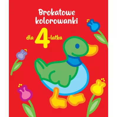 Brokatowe kolorowanki dla 4-latka