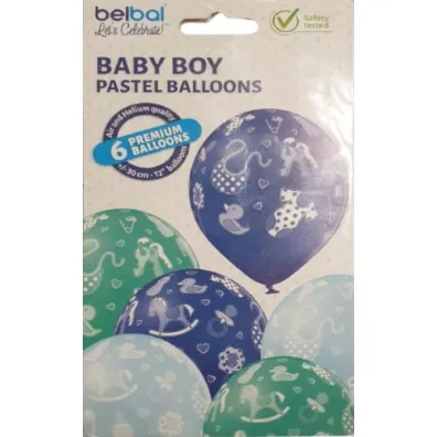 Belbal Balony dla ch�opca 6 szt.