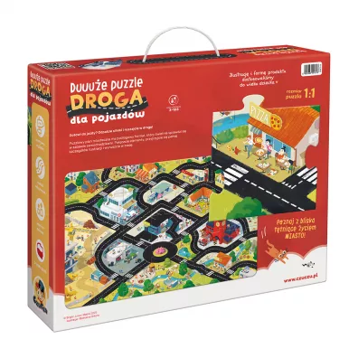 CzuCzu. Duuue puzzle. Droga dla pojazdw Bright Junior Media