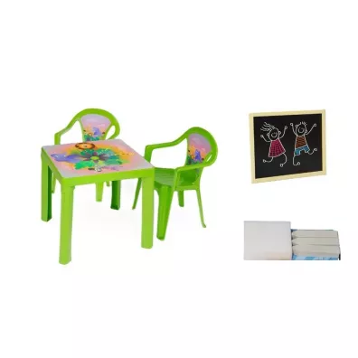 Stolik i dwa krzes�a + tablica seledyn 3Toysm