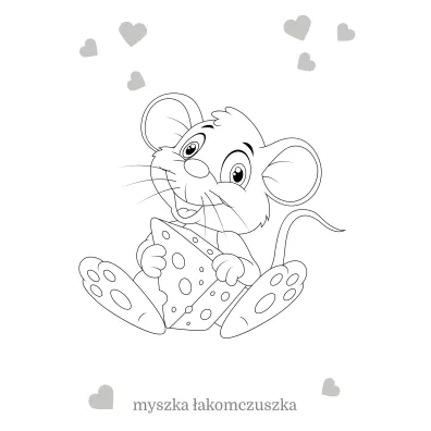 Malowanka A5 Maluszkowe malowanie. Gryzonie SKRZAT 070002 SK