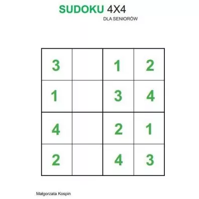 Sudoku 4x4 dla seniorw