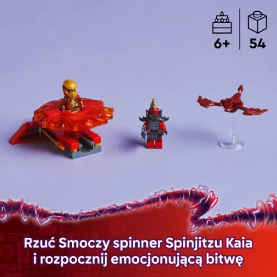 LEGO NINJAGO Smoczy spinner Spinjitzu Kaia 71823