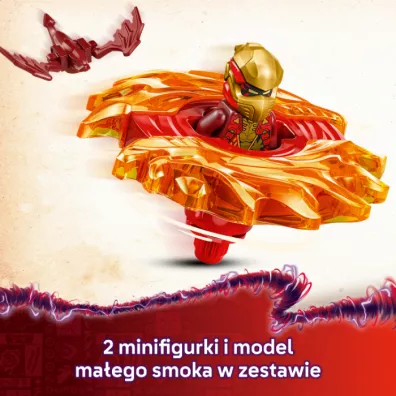 LEGO NINJAGO Smoczy spinner Spinjitzu Kaia 71823