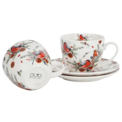 Duo Sp. z o.o. Zestaw fili�anek ze spodkami 2 x 250 ml 2 szt.