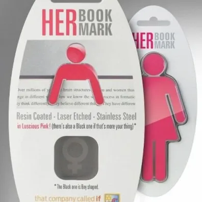 If Metalowa zak�adka do ksi��ki - Her Bookmark
