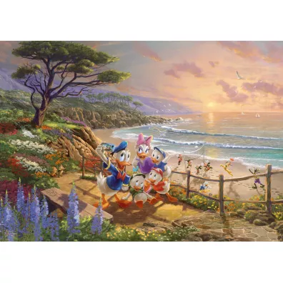 Puzzle 1000 el. Kaczor Donald i Daisy, Thomas Kinkade Schmidt