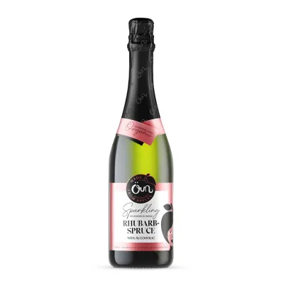 �un Nap�j bezalkoholowy rabarbarowo - �wierkowy musuj�cy 750 ml Bio