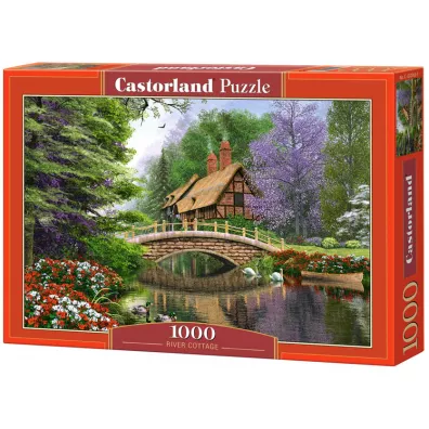 Puzzle 1000 el. Chata nad rzek Castorland