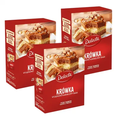 Delecta Krwka Zestaw 3 x 530 g