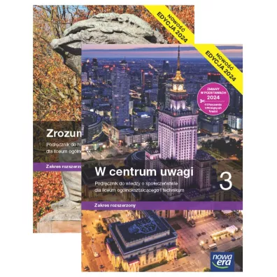 Pakiet podr�cznik�w: Zrozumie� przesz�o��, W centrum uwagi. Zakres rozszerzony. Liceum i technikum. Klasa 3. Edycja 2024 - Aneta Niew�g�owska, Arkadiusz Janicki, Justyna Ki�czkowska, S�awomir Drelich, Tomasz Krzemi�ski, Agnieszka Makarewicz-Marcinkiewicz, Ewa Martinek, Liliana  W�grzyn-Odzioba