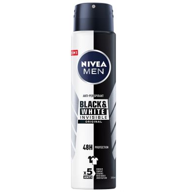 Nivea Antyperspirant Men Black&White Invisible Original 250 ml
