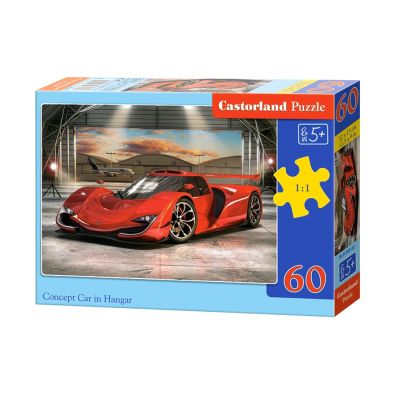 Puzzle 60 el. Concept Car in Hangar Castorland
