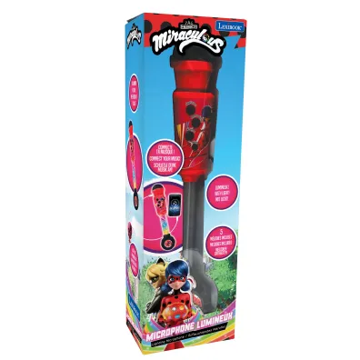 Lexibook Mikrofon Miraculous z efektami �wietlnymi i d�wi�kowymi i z��czem AUX-IN MIC90MI