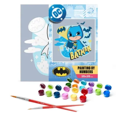 Ideyka Malowanie po numerach - Batman: Bohater... 25x25cm