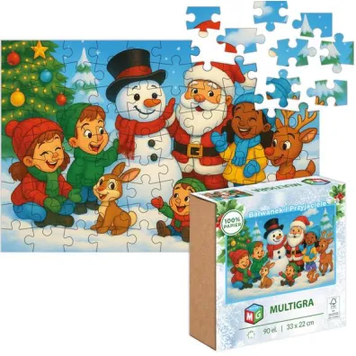 Puzzle 90 el. Ba�wanek i Przyjaciele Multigra