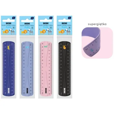 Interdruk Linijka Flex Bebe Kids mix 15cm