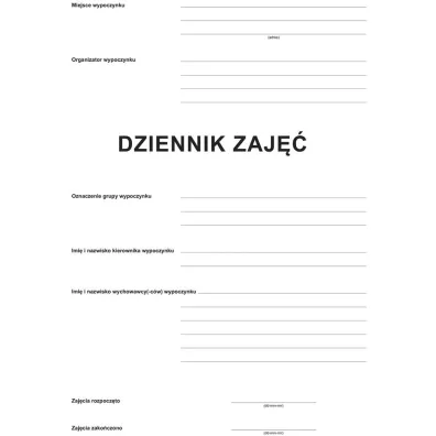 Michalczyk i Prokop Dziennik zaj�� realizowanych podczas wypoczynku