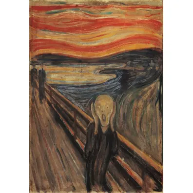 Puzzle 1000 el. Compact Museum L'Urlo Di Munch Clementoni