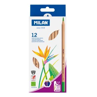 Milan Kredki o��wkowe sze�ciok�tne 12 szt.