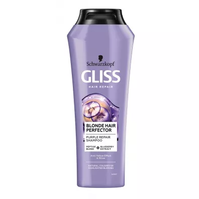 Gliss Blonde Hair Perfector Shampoo szampon do naturalnych farbowanych lub rozja�nianych blond w�os�w 250 ml