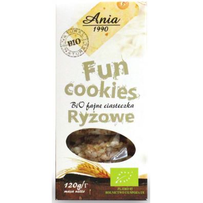 Bio Ania Fun cookies ryżowe 120 g Bio