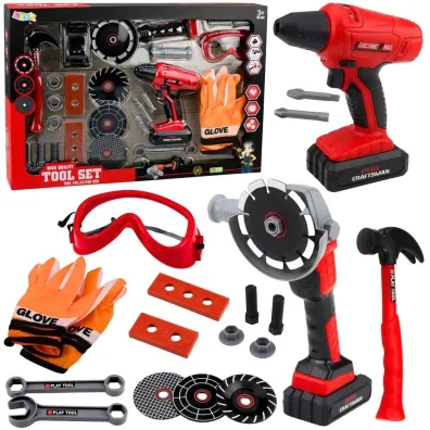 Zestaw narz�dzi du�y 28el. LeanToys