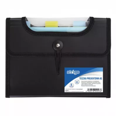 Strigo Teczka VFILE PP A5 z 6 przek�adkami czarna