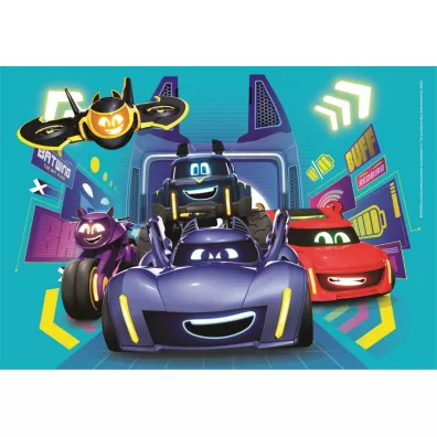 Puzzle 2x60 el. SuperColor. Batwheels Clementoni
