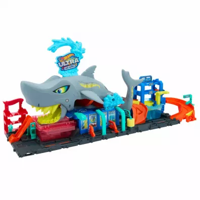 Hot Wheels. City Ultra Myjnia Rekina Mattel