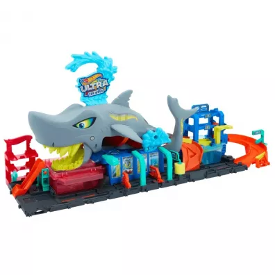 Hot Wheels. City Ultra Myjnia Rekina Mattel