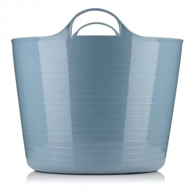 H&S Decoration Kosz z elastycznego tworzywa niebieski 26 l