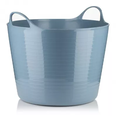 H&S Decoration Kosz z elastycznego tworzywa niebieski 26 l