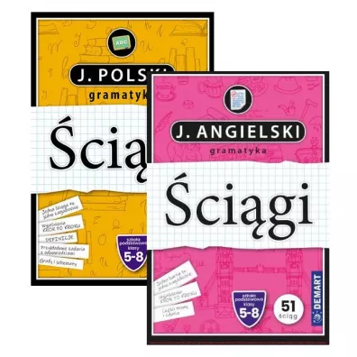 Pakiet J�zyk polski. Gramatyka. �ci�gi edukacyjne. Szko�a podstawowa. Klasy 5-8, J�zyk angielski. Gramatyka. �ci�gi. Szko�a podstawowa. Klasy 5-8