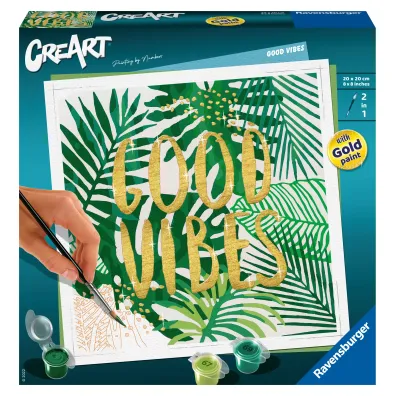 Malowanie po numerach CreArt - Good Vibes Ravensburger