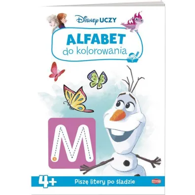 DISNEY UCZY. Kraina lodu. Alfabet do kolorowania