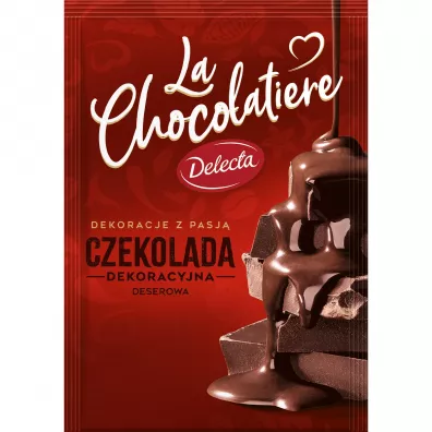 Delecta La Chocolatiere Czekolada dekoracyjna deserowa 100 g
