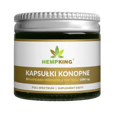 HempKing Kapsu�ki CBD 1000 mg Suplement diety 78 g